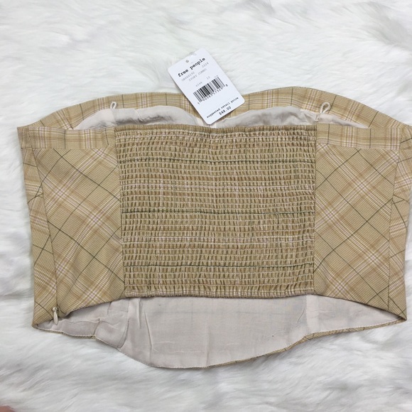 Free People Out West Plaid Corset Size 10 - Picture 5 of 7